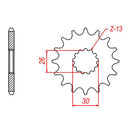 Performance 1180-19 Steel Front Sprocket