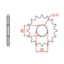 Performance 1183-18 Steel Front Sprocket
