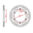 Performance 1306-42 Steel Rear Sprocket