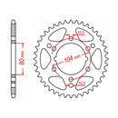 Performance 1478-43 Steel Rear Sprocket