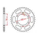 Performance 1844-48 Steel Rear Sprocket
