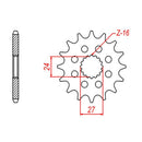 Performance 423-18 Steel Front Sprocket