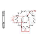 Performance 520-15 Steel Front Sprocket