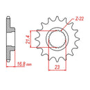 Performance 582-16 Steel Front Sprocket
