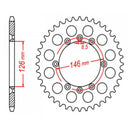 Performance 805-50 Steel Rear Disc