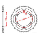 Performance 808-50 Steel Rear Sprocket