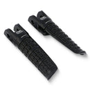 Footpegs Black For OEM Rearsets Light Passenger Black For Ducati