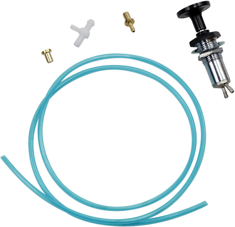 Single Carburetor Primer Kit Fits All Mikuni Carburetors Black / Blue / Gold / Silver / White