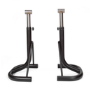 Footpeg Support Stands - Black
