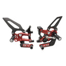 Adjustable Rear Sets Red For Ducati Panigale Series Evo GP Edition