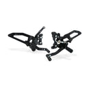 Adjustable Rearsets Black For Ducati Streetfighter V2