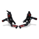Adjustable Rear Sets Rider Black For Ducati Hypermotard 950
