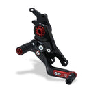 Adjustable Rear Sets Rider Black For Ducati Hypermotard 950