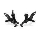Adjustable Rear Sets Rider Black For Ducati Monster 937