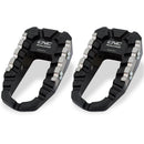 Footpegs Kit Touring Driver Black