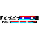 GS Rim Strips Black For BMW R1200 GS 13-18
