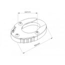 Kickstand Extension Pad Black For Kawasaki Ninja 400 18-24