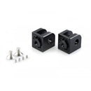 Adjustable Footpeg Adaptors Black For Honda CB500 24