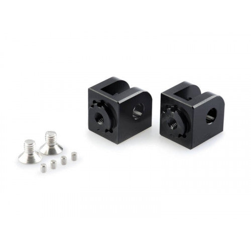 Adjustable Footpeg Adaptors Black For Honda CB500 24