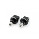 Pillion Footpeg Adaptors Black For Ducati DesertX 22-24