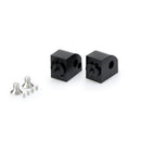 Pillion Adjustable Footpeg Adaptors Black For BMW F800 GT 13-18