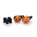 Short Bar End Weights Orange For Honda Forza 125 21-24