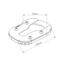 Kickstand Extension Pad Black For BMW F900 R 20-24