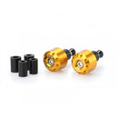 Short Bar End Weights Gold For Kawasaki Ninja 650 20-24