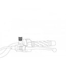 Rearview Mirror Adaptor Black For Aprilia RS660 21-24