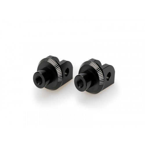 Footpeg Adaptors Black For Suzuki GSX 8R 24
