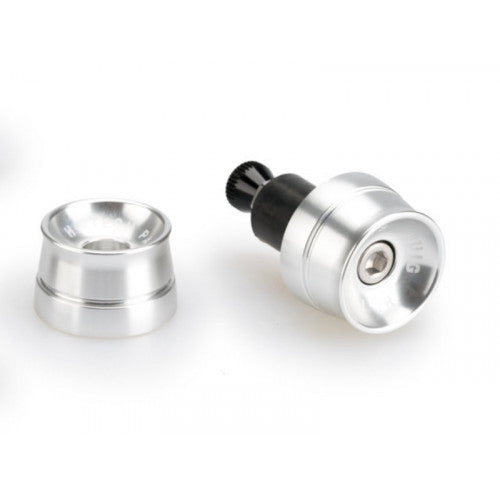 Speed Bar Ends Silver For Kawasaki ER6-F 09-16