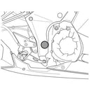 Chassis Cap Black For Kawasaki Ninja 1000 SX 20-24