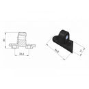 Rearview Mirror Adaptor RHS Black For Ducati Panigale 1100 4R 20-22
