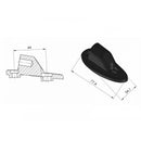 Rearview Mirror Adaptor RHS Black For Honda CBR1000 RR Fireblade 17-23