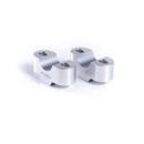 20 MM Handlebar Risers For 22 MM Bars Silver For Honda CL500 23-24