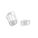 Indicator Connector Lead Black - 180 MM For Yamaha MT-03 20-24