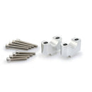 30 MM Handlebar Risers For 29 MM Bars Silver For KTM 1290 Super Adventure R 21-24