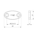 Mirror Screw Caps Black For Honda CBR500 R 13-23