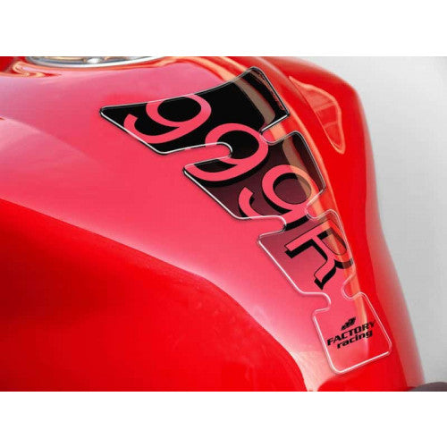 Spirit Tank Pad With Model Logo Black For Ducati 999 R 03-06