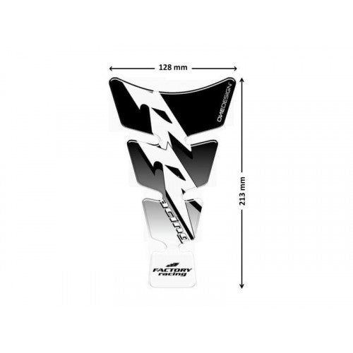 Spirit Tank Pad With Model Logo Black For Ducati 999 R 03-06