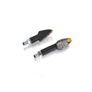 Peak LED Indicators Black Base 66 X 27 MM For KTM 125 Duke 17-24