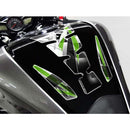 Wings Tank Pad With Kawasaki Logo Black For Kawasaki ER5-Twister 02-06