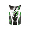 Wings Tank Pad With Kawasaki Logo Black For Kawasaki ER5-Twister 02-06