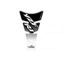 Spirit Tank Pad With Model Logo Silver For Aprilia RSV1000 Mille 98-03