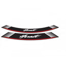 Wheel Rim Stickers Silver For Honda CB600 F Hornet 98-15