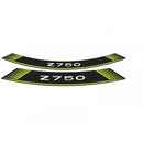 Wheel Rim Stickers Green For Kawasaki Z750 04-12