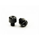 Short Bar End Weights Silver For Kawasaki ZX-10R 04-05