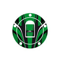 Radikal Fuel Cap Protector Green For Kawasaki EN 500 90-03