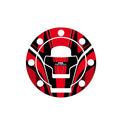 Radikal Fuel Cap Protector Red For Suzuki Bandit GSF 1200 96-02