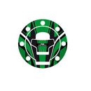 Radikal Fuel Cap Protector Green For Suzuki Bandit GSF 1200 96-02